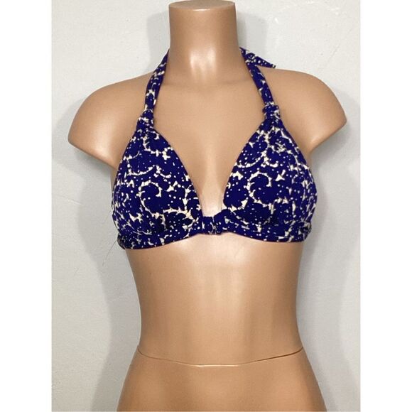 New. Robin Piccone navy and cream bikini. Retails $89 - Picture 2 of 6